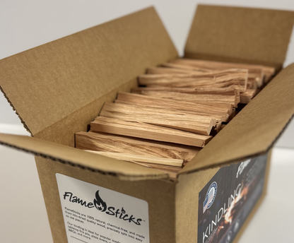 Flame Sticks™ Kindling 100% natural wood splits - perfect for starting your fire fast and easy